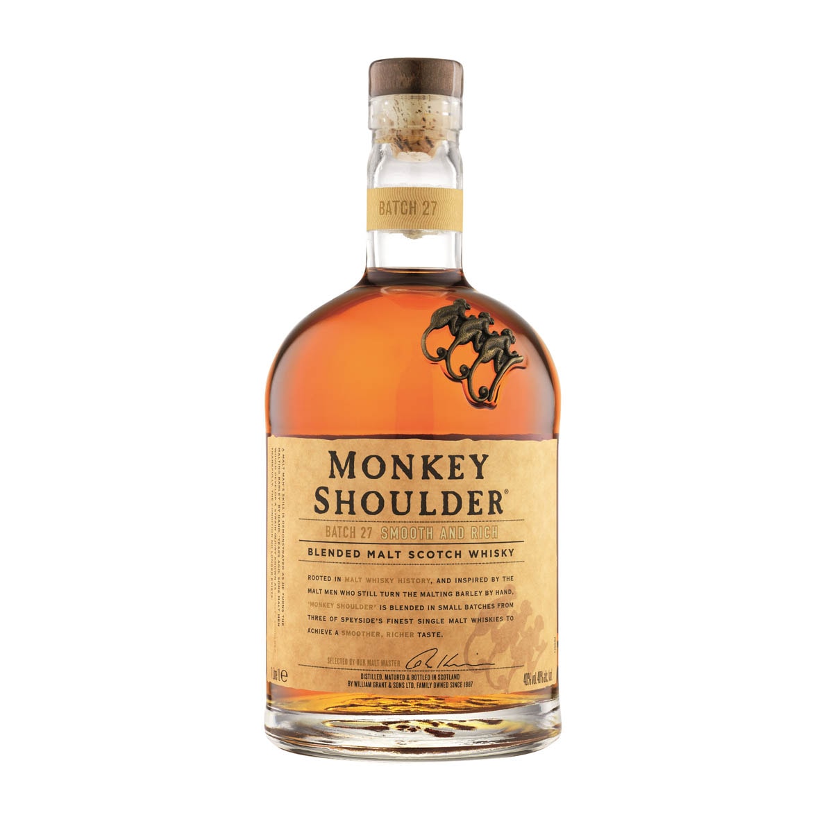 Monkey Shoulder Blended Malt Scotch Whisky