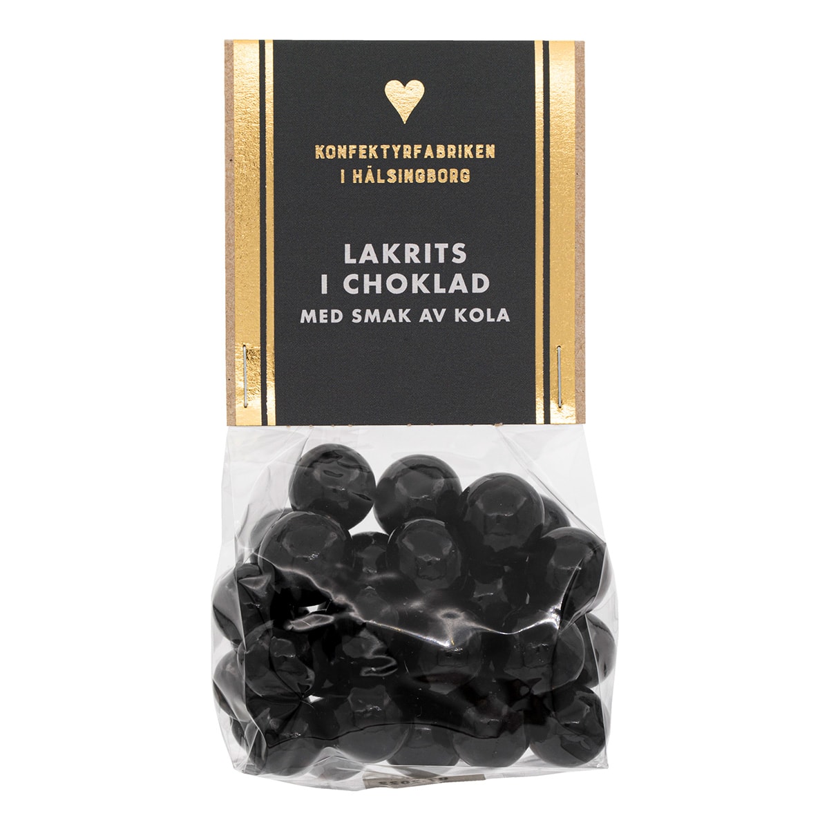 Lakridschokolade med smag af karamel