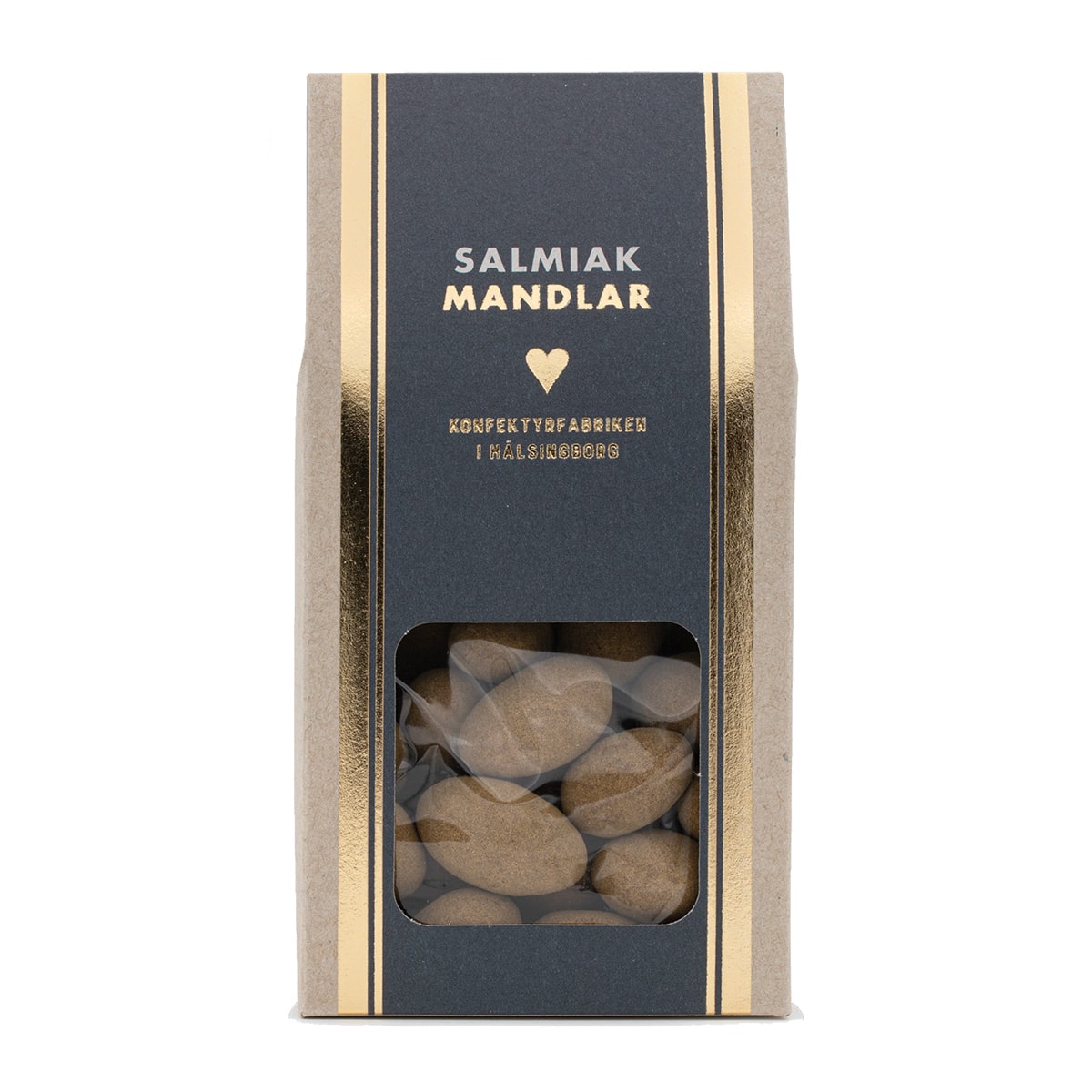 Mandelmælkechokolade med salmiakpulver