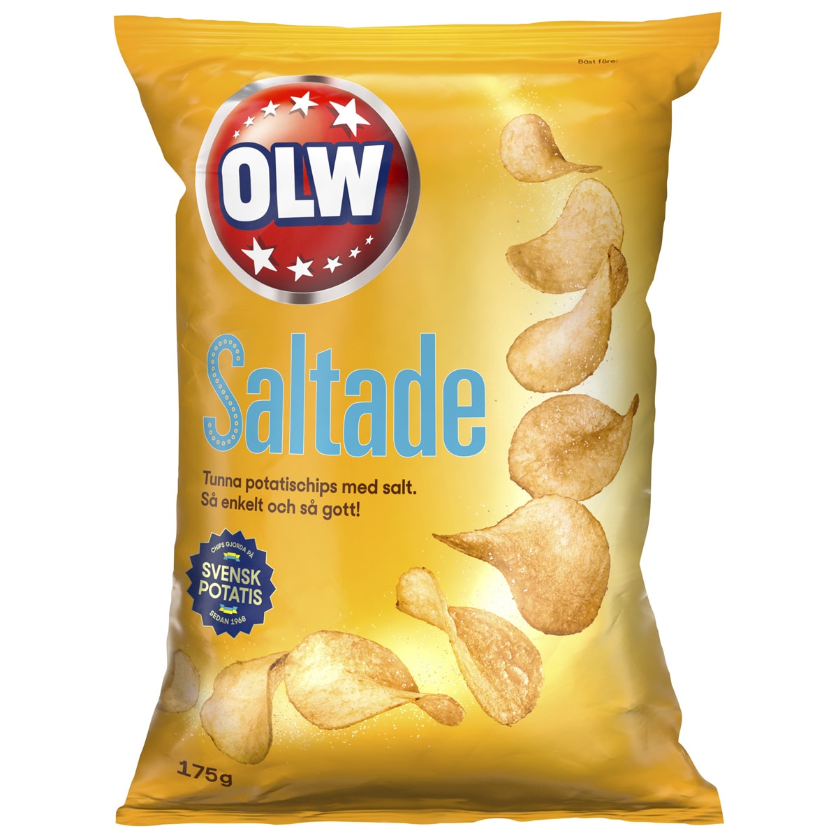 Olw Lättsaltade Chips
