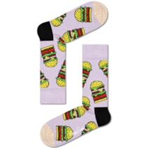 Happy Socks Burger Sock Purple 36-40